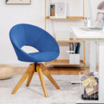 Swivel Mid-Century Velvet Accent Chair with Oversized Upholstered Seat 13 Swivel Mid-Century Velvet Accent Chair with Oversized Upholstered Seat