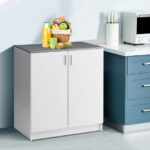 Modern Storage Sideboard Cabinet with Shelves and Doors