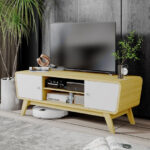 Sliding Door TV Stand with Adjustable Shelf for 55 Inch TVs 23 Sliding Door TV Stand with Adjustable Shelf for 55 Inch TVs