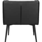 Modern Art Deco Dining Chair with Faux Leather and Steel Frame 10 Modern Art Deco Dining Chair with Faux Leather and Steel Frame