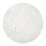 Modern White Marble Top Side Table with Natural Frame 11 Modern White Marble Top Side Table with Natural Frame