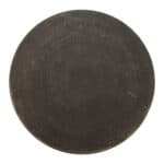 Bronze Art Deco Accent Table with Round Top