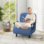 Convertible Sofa Bed with Adjustable Backrest and Lumbar Pillow 8 Convertible Sofa Bed with Adjustable Backrest and Lumbar Pillow