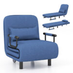 Convertible Sofa Bed with Adjustable Backrest and Lumbar Pillow 10 Convertible Sofa Bed with Adjustable Backrest and Lumbar Pillow