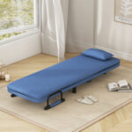 Convertible Sofa Bed with Adjustable Backrest and Lumbar Pillow 12 Convertible Sofa Bed with Adjustable Backrest and Lumbar Pillow