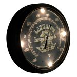 East Carolina University 14-Inch Black Indoor/Outdoor LED Logo Thermometer