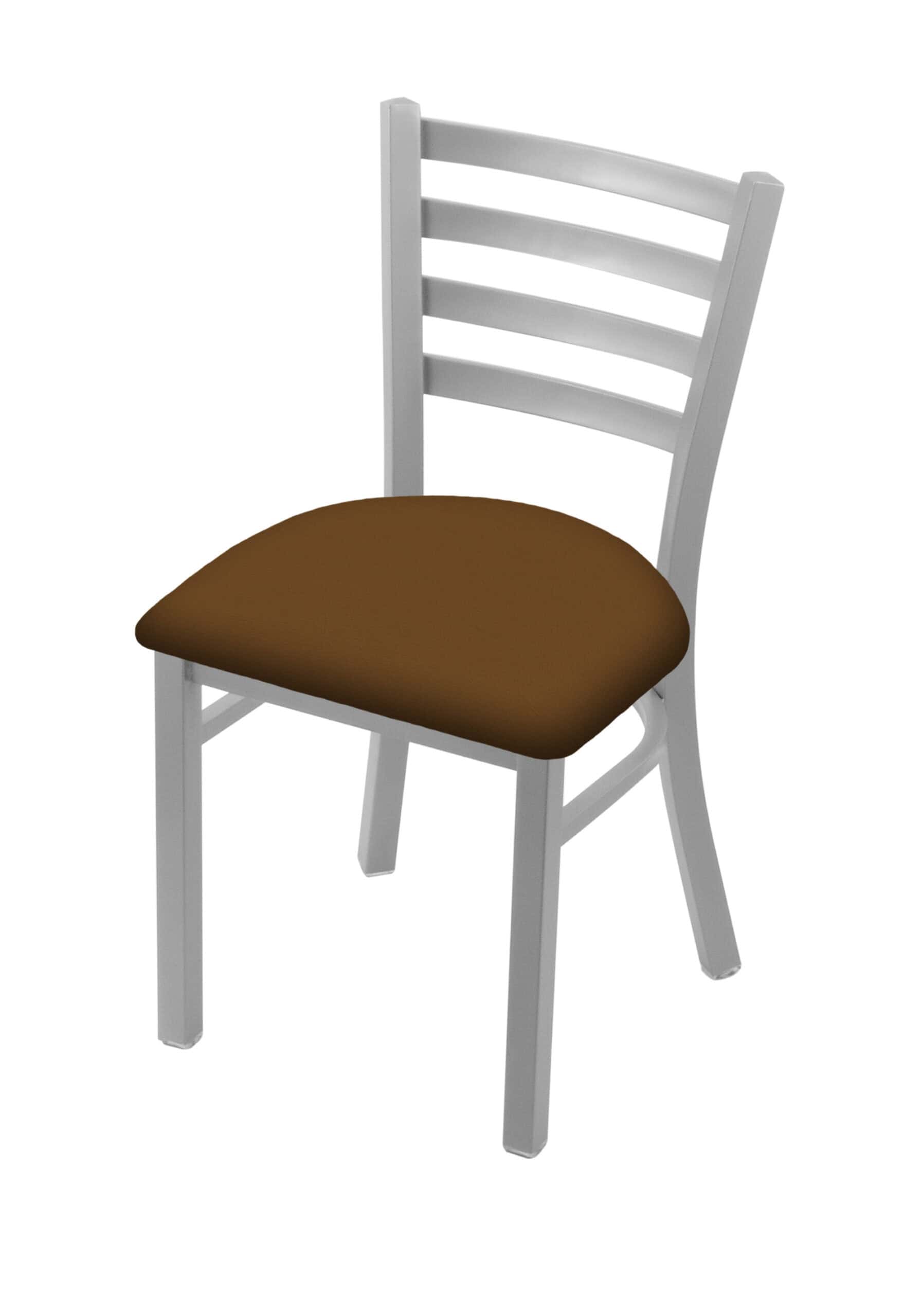 18-Inch Ladder Back Chair with Steel Frame, Anodized Nickel Finish, and Canter Thatch Seat 5 18-Inch Ladder Back Chair with Steel Frame, Anodized Nickel Finish, and Canter Thatch Seat