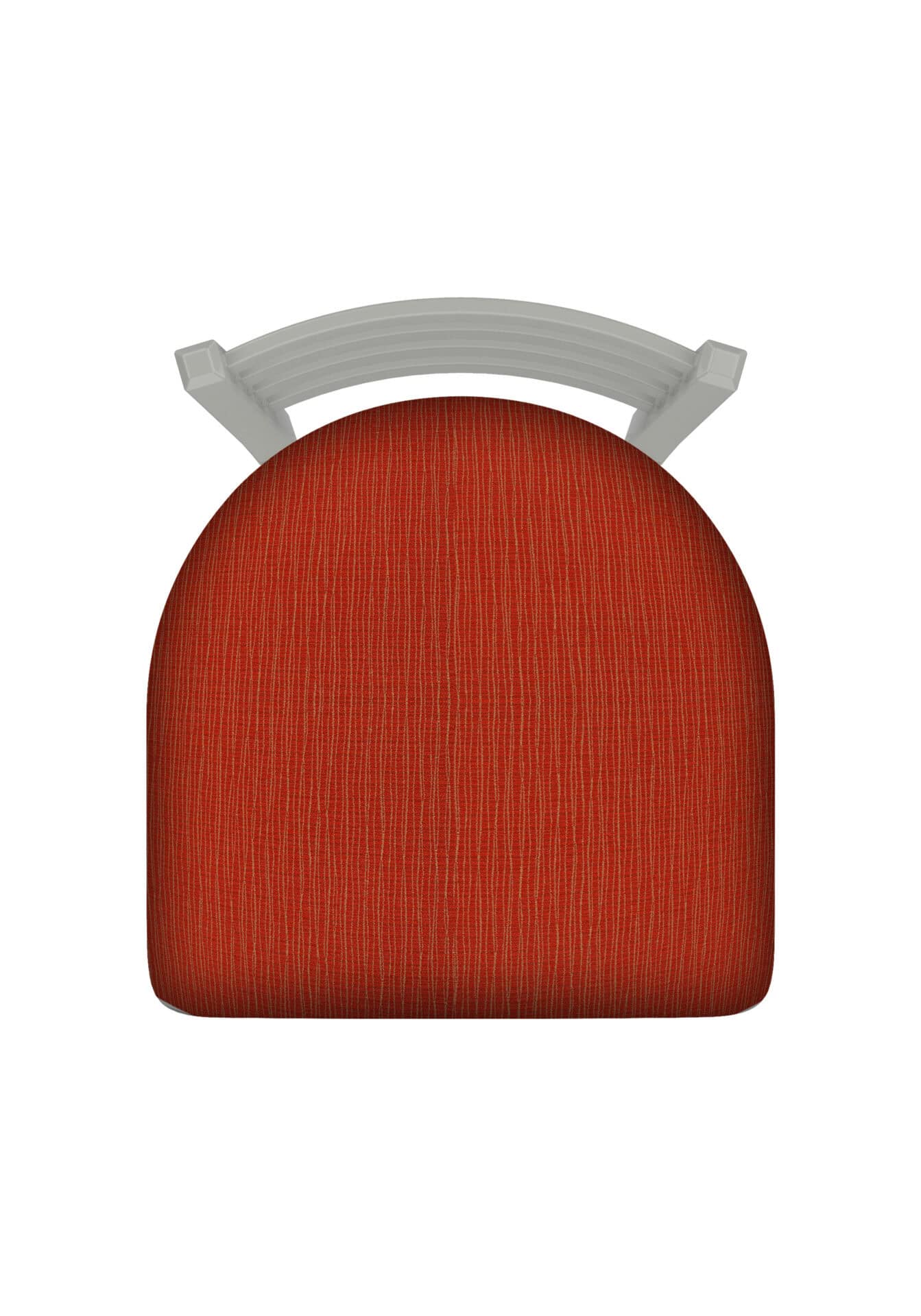 18-Inch Ladder Back Chair with Steel Frame, Anodized Nickel Finish, and Graph Poppy Seat 2 18-Inch Ladder Back Chair with Steel Frame, Anodized Nickel Finish, and Graph Poppy Seat - Image 2
