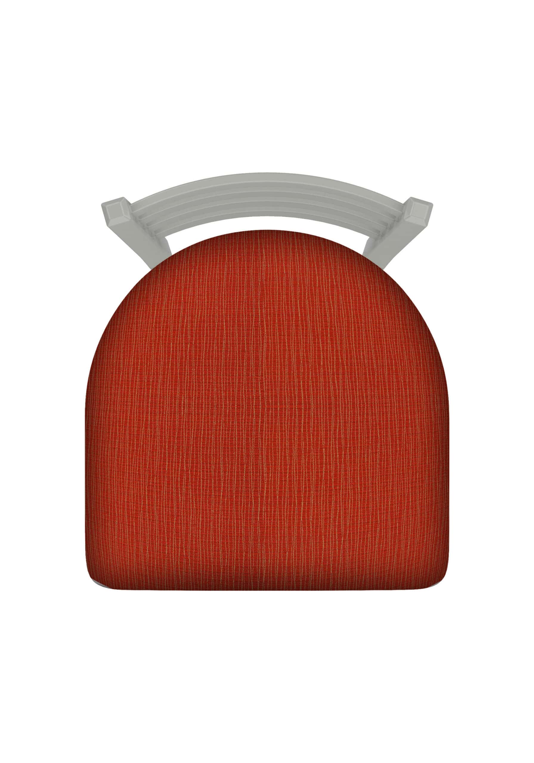18-Inch Ladder Back Chair with Steel Frame, Anodized Nickel Finish, and Graph Poppy Seat 6 18-Inch Ladder Back Chair with Steel Frame, Anodized Nickel Finish, and Graph Poppy Seat