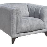 Modern Armchair with Steel Legs and Armrest Support 11 Modern Armchair with Steel Legs and Armrest Support