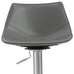 32 Inch Gray Steel Swivel Low Back Bar Stool With Footrest 17 32 Inch Gray Steel Swivel Low Back Bar Stool With Footrest