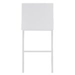 24 Inch White Silver Steel Counter Height Bar Stools (Set of 2) 16 24 Inch White Silver Steel Counter Height Bar Stools (Set of 2)