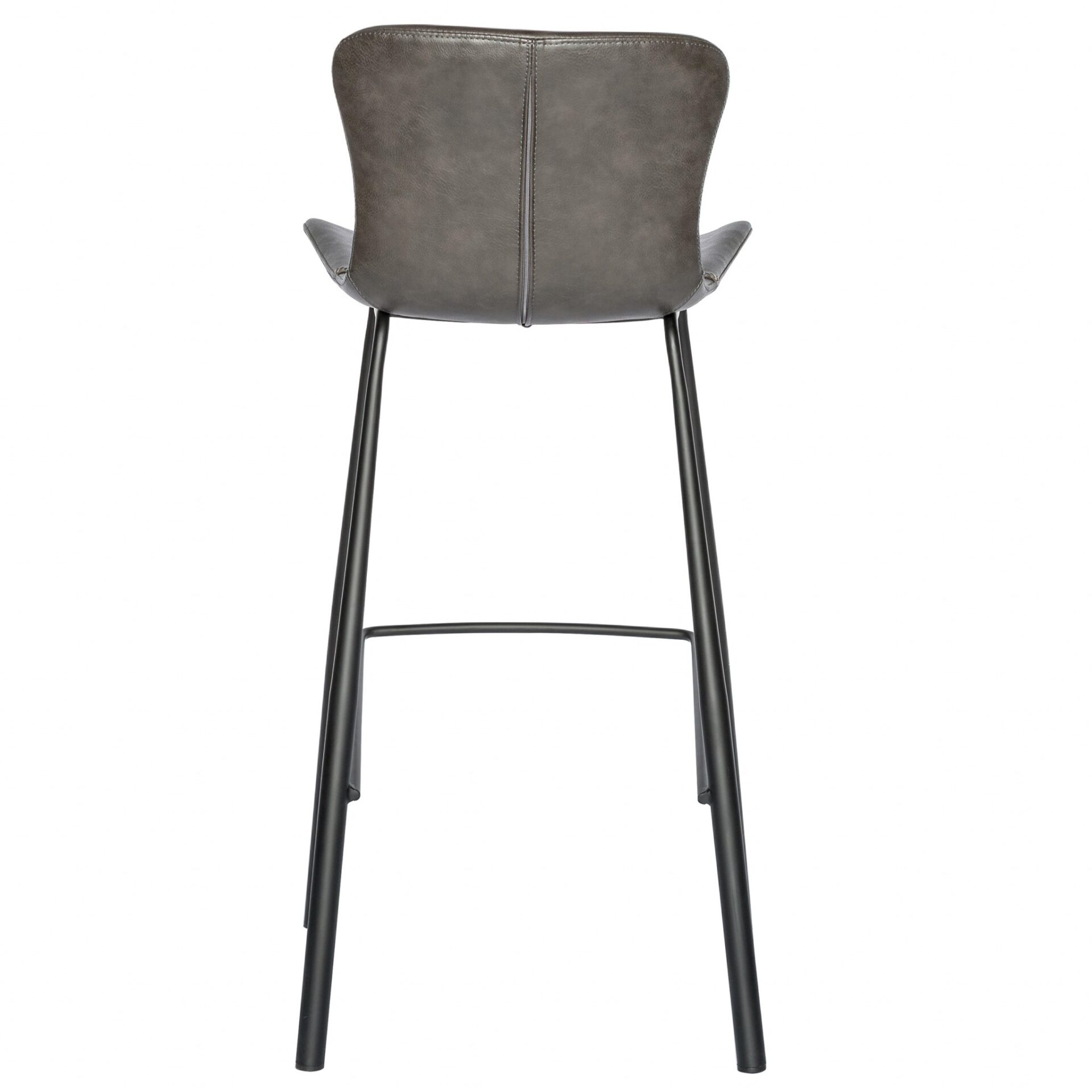30 Inch Gray and Black Steel Bar Stools with Footrest (Set of 2) 7 30 Inch Gray and Black Steel Bar Stools with Footrest (Set of 2) - Image 7