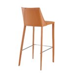 30-Inch Terra Cotta Steel Low Back Bar Stool with Footrest 10 30-Inch Terra Cotta Steel Low Back Bar Stool with Footrest