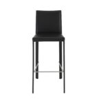 30-Inch Steel Low Back Bar Stools with Footrest (Set of 2)