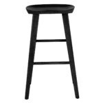 29 Inch Black Backless Bar Stool with Footrest 8 29 Inch Black Backless Bar Stool with Footrest
