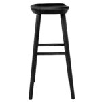 29 Inch Black Backless Bar Stool with Footrest 11 29 Inch Black Backless Bar Stool with Footrest
