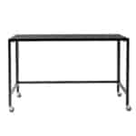 47 Inch Black Writing Desk With Foldable Design 11 47 Inch Black Writing Desk With Foldable Design