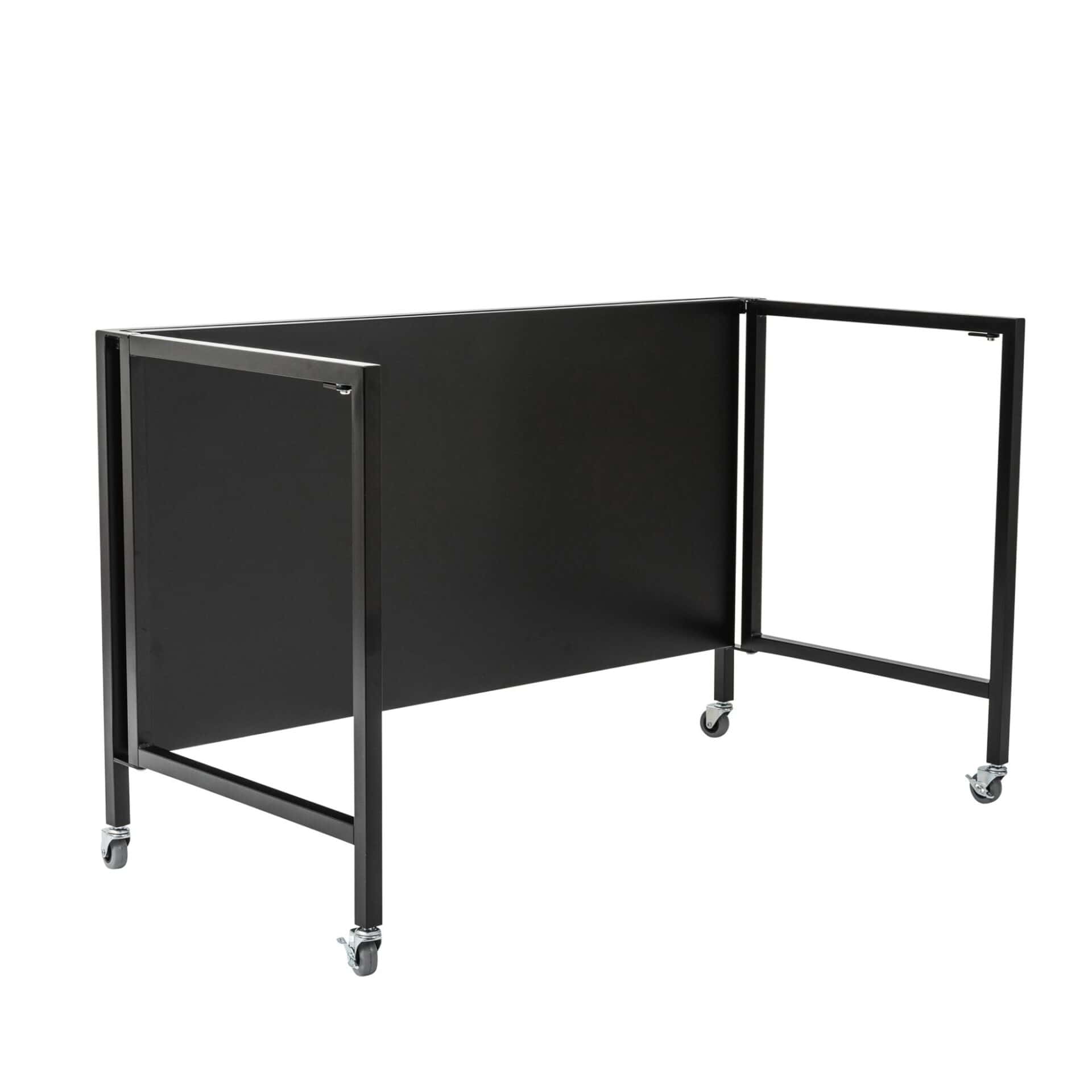 47 Inch Black Writing Desk With Foldable Design 5 47 Inch Black Writing Desk With Foldable Design - Image 5