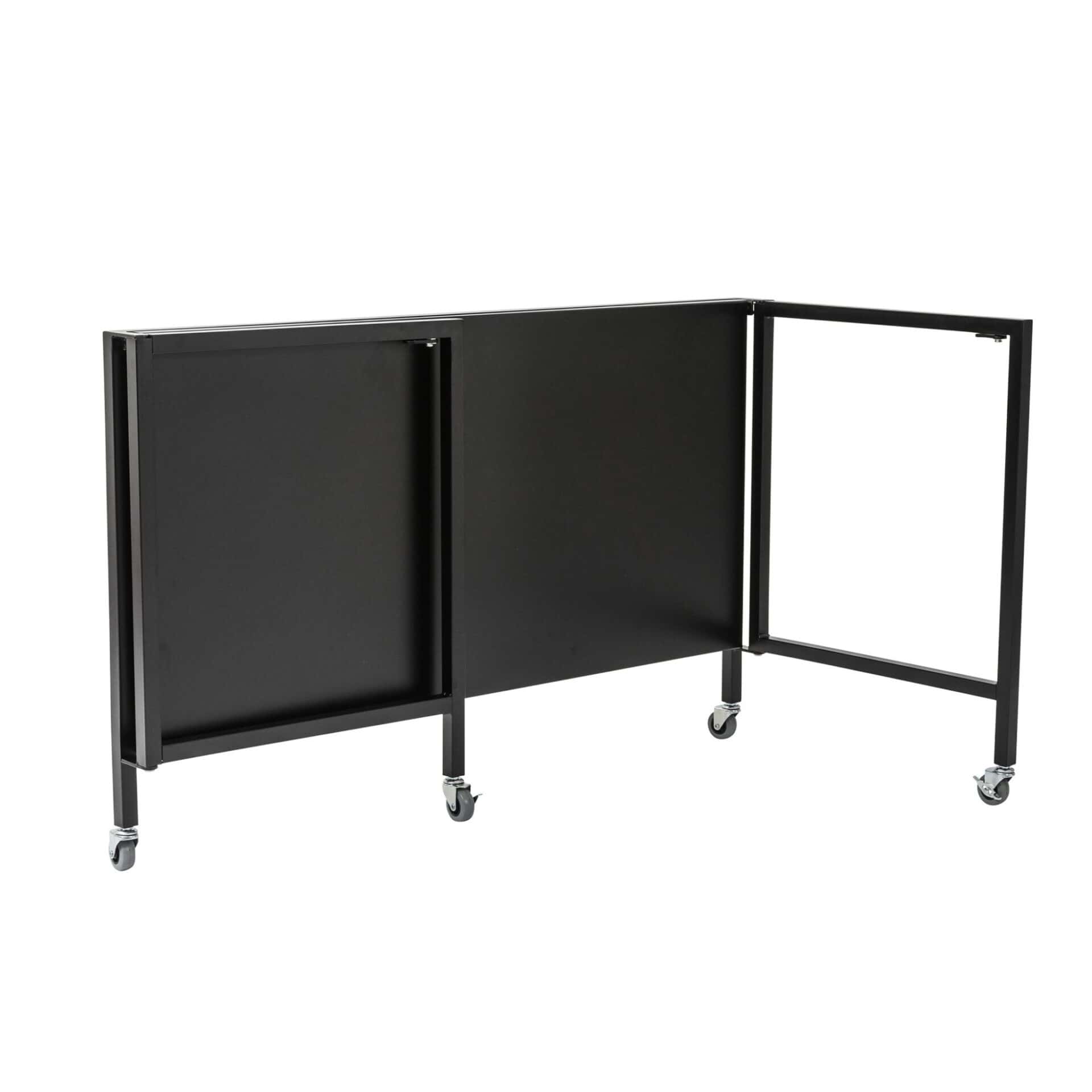 47 Inch Black Writing Desk With Foldable Design 6 47 Inch Black Writing Desk With Foldable Design - Image 6
