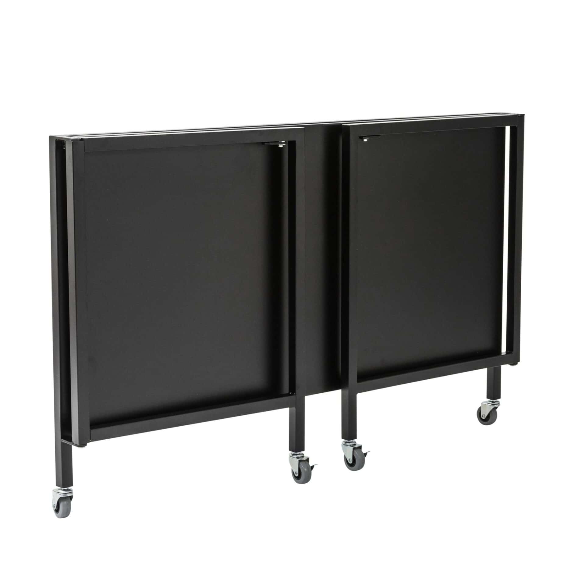 47 Inch Black Writing Desk With Foldable Design 7 47 Inch Black Writing Desk With Foldable Design - Image 7