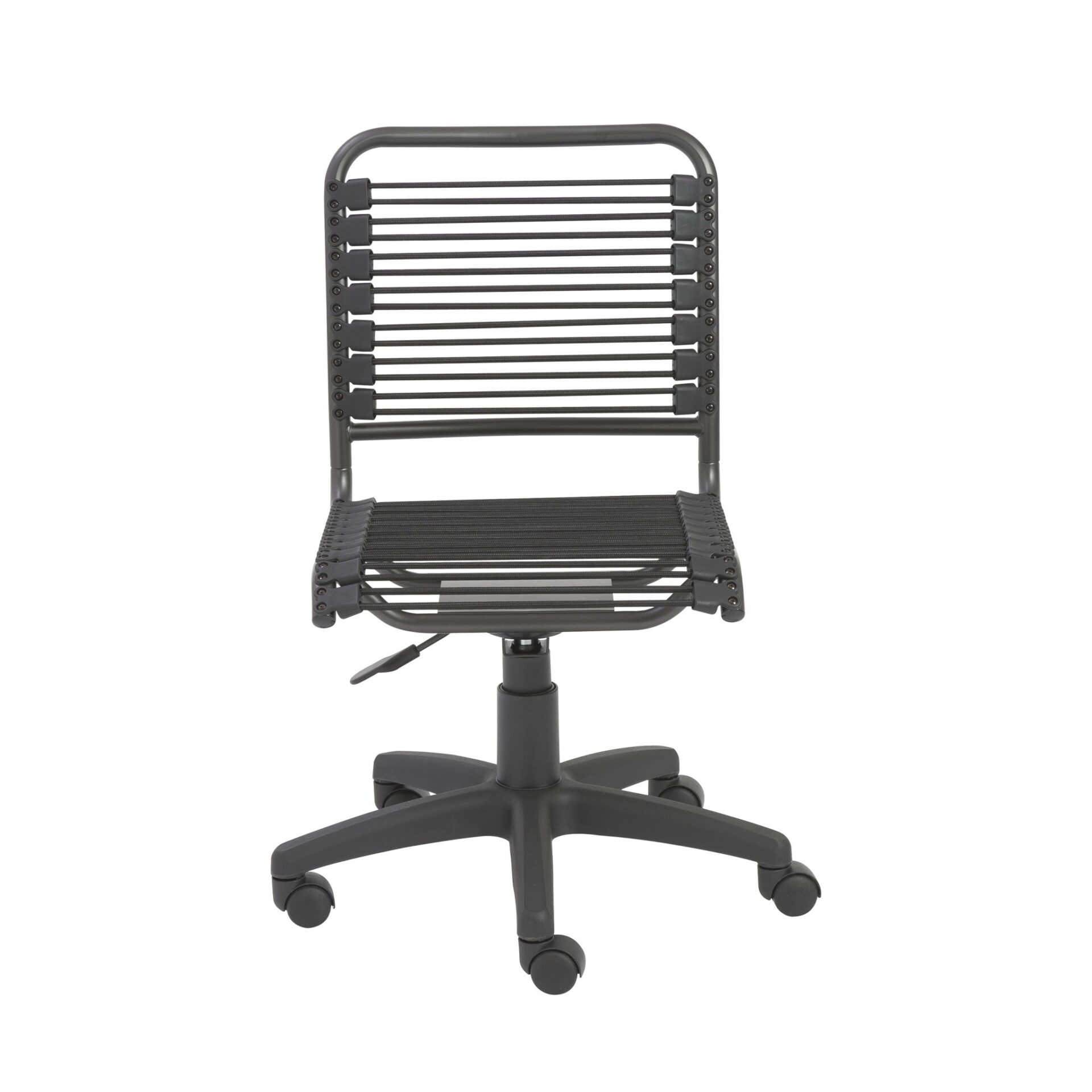 35-Inch Black Adjustable Swivel Bungee Rolling Office Chair 1 35-Inch Black Adjustable Swivel Bungee Rolling Office Chair