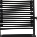Black Adjustable Swivel Bungee Office Chair With Lumbar Support 8 Black Adjustable Swivel Bungee Office Chair With Lumbar Support