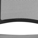 33.86-Inch Gray & Black Mesh Office Chair with Flip-Up Arms (Set of 2) 8 33.86-Inch Gray & Black Mesh Office Chair with Flip-Up Arms (Set of 2)
