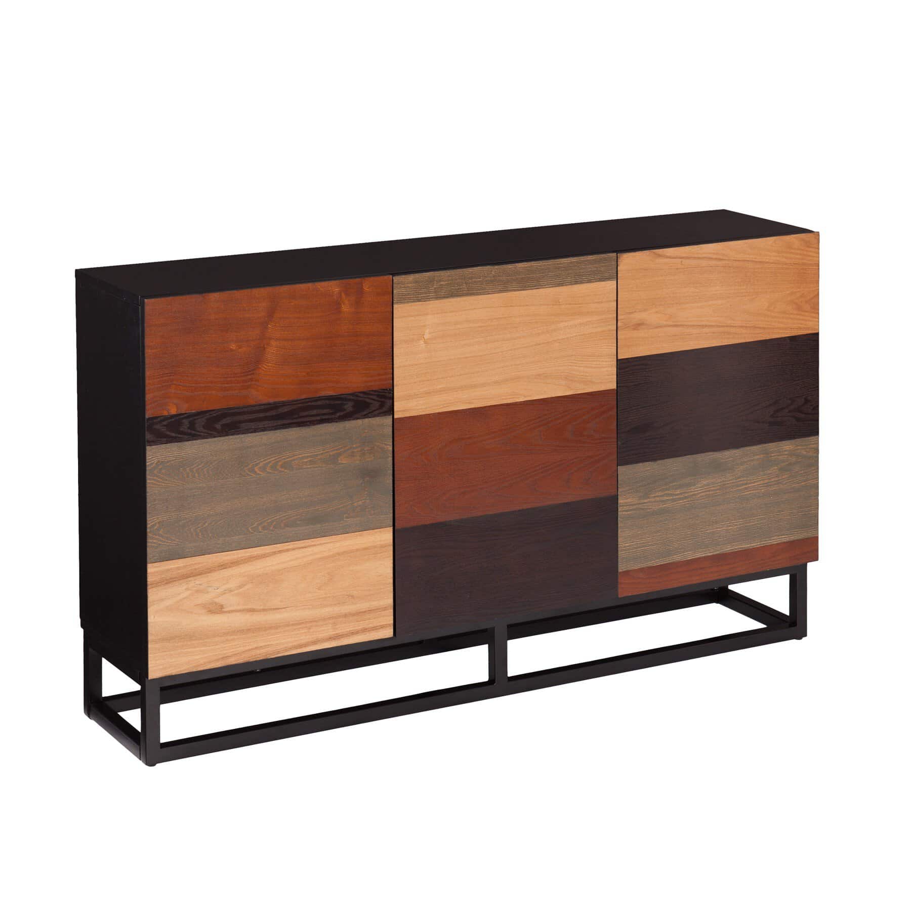 Mid Century Modern Color Block Three Door Bar Cabinet 1 Mid Century Modern Color Block Three Door Bar Cabinet