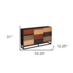 Mid Century Modern Color Block Three Door Bar Cabinet 14 Mid Century Modern Color Block Three Door Bar Cabinet