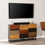 Mid Century Modern Color Block Three Door Bar Cabinet 11 Mid Century Modern Color Block Three Door Bar Cabinet