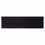 Black Cane Accent Storage Cabinet with Drawers and Shelves