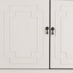 White Solid Wood Sideboard with Shelves and Doors (1) 18 White Solid Wood Sideboard with Shelves and Doors (1)