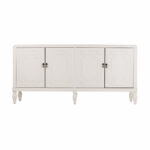 White Solid Wood Sideboard with Shelves and Doors (1) 11 White Solid Wood Sideboard with Shelves and Doors (1)