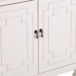 White Solid Wood Sideboard with Shelves and Doors (1) 17 White Solid Wood Sideboard with Shelves and Doors (1)