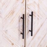 Rustic Reclaimed Wood Accent Cabinet with Black Hardware and Legs 18 Rustic Reclaimed Wood Accent Cabinet with Black Hardware and Legs