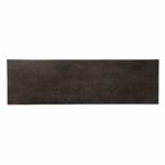 Contemporary Weathered Gray Three Door Accent Cabinet with Storage