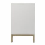White and Gold Moroccan Two Door Storage Cabinet 12 White and Gold Moroccan Two Door Storage Cabinet