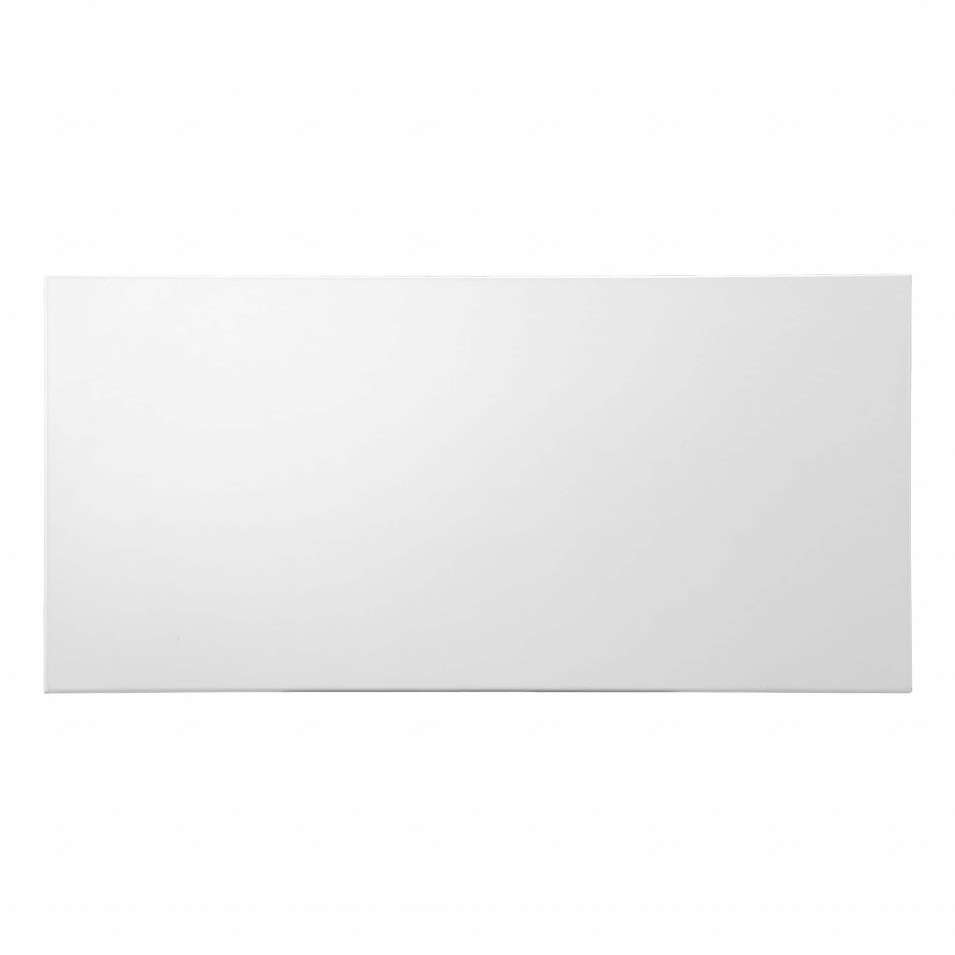 White Writing Desk With Two Drawers and Rectangular Top 6 White Writing Desk With Two Drawers and Rectangular Top - Image 6