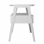 48-Inch White Writing Desk With Two Drawers for Home Offices 13 48-Inch White Writing Desk With Two Drawers for Home Offices