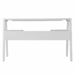 48-Inch White Writing Desk With Two Drawers for Home Offices 14 48-Inch White Writing Desk With Two Drawers for Home Offices