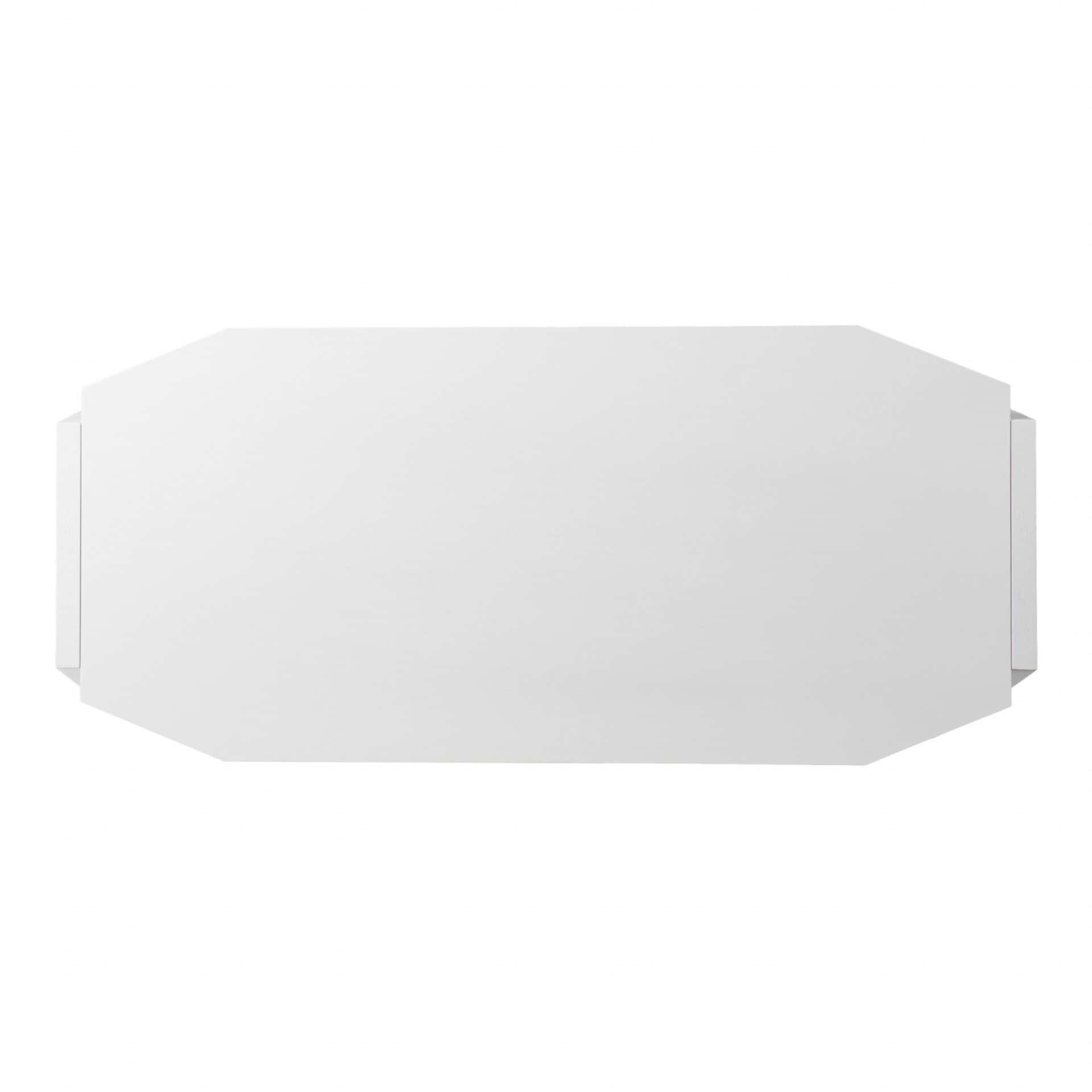 48-Inch White Writing Desk With Two Drawers for Home Offices 6 48-Inch White Writing Desk With Two Drawers for Home Offices - Image 6
