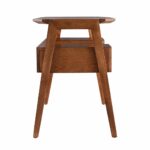 48 Inch Brown Writing Desk with Drawers for Home Office