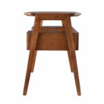 48 Inch Brown Writing Desk with Drawers for Home Office