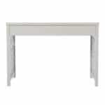 Gray Lattice Writing Desk with Storage and Space-Saving Design 14 Gray Lattice Writing Desk with Storage and Space-Saving Design