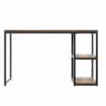 50 Inch Brown and Black Reclaimed Wood Writing Desk 12 50 Inch Brown and Black Reclaimed Wood Writing Desk