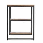 50 Inch Brown and Black Reclaimed Wood Writing Desk 15 50 Inch Brown and Black Reclaimed Wood Writing Desk