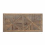 50 Inch Brown and Black Reclaimed Wood Writing Desk 17 50 Inch Brown and Black Reclaimed Wood Writing Desk