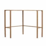 Gold Glass Corner Desk with Metal Base for Small Spaces 10 Gold Glass Corner Desk with Metal Base for Small Spaces