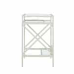 Clear and White Glass Writing Desk for Home Office Spaces 12 Clear and White Glass Writing Desk for Home Office Spaces